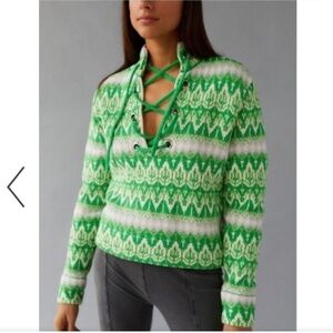 BDG Rian Lace-Up Sweater NWT Urban Outfitters
